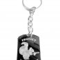 Protect Your Nuts Squirrel Funny Novelty Logo - Metal Ring Key Chain Keychain