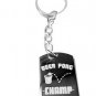Beer Pong College Drinking Game Champ Champion - Metal Ring Key Chain Keychain