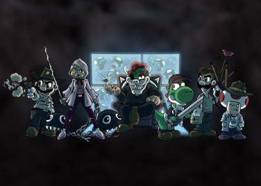 Video Game Parody "Walking Plumbers" Zombie Show - Rectangle Refrigerator Magnet
