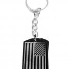 USA United States of America National Flag - Metal Ring Key Chain Keychain