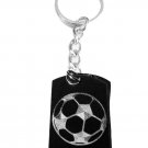 Soccer European Football Ball Sports Logo - Metal Ring Key Chain Keychain