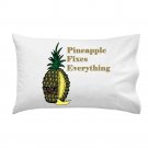 Pineapple Fixes Everything Food Humor Cartoon - Single Pillow Case