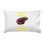Steak & Potatoes Fix Everything Food Humor Cartoon - Single Pillow Case