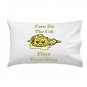 Corn on the Cob Fixes Everything Food Humor Cartoon - Single Pillow Case
