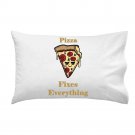 Pizza Fixes Everything Food Humor Cartoon - Single Pillow Case