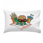 Turtle Burger Funny Shell Bun Burger w/ Fries Meal - Single Pillow Case