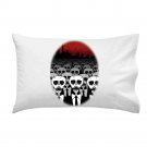 Dead Suits Skeleton March Mass of Skulls on the Move - Single Pillow Case