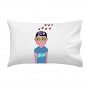 Day Dreaming Imagine Boy Artwork Cartoon Guy w/ Birds - Single Pillow Case