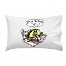 Freakin Taco Funny Mexican Food Cartoon - Single Pillow Case