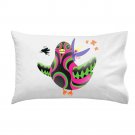Bird Fairy Colorful Flying Cartoon Artwork Design - Single Pillow Case