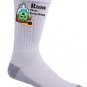 Rum Fixes Everything Drinking Humor Cartoon - Crew Socks Pair