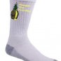 Pineapple Fixes Everything Food Humor Cartoon - Crew Socks Pair