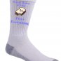 Peanut Butter & Jelly Fixes Everything Food Humor Cartoon - Crew Socks Pair