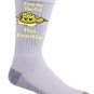 Corn on the Cob Fixes Everything Food Humor Cartoon - Crew Socks Pair