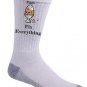 Eggs Fix Everything Food Humor Cartoon - Crew Socks Pair
