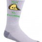 Tacos Fix Everything Mexican Food Humor Cartoon - Crew Socks Pair
