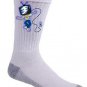 TV Boy Funny Walking w/ Telvision Head - Crew Socks Pair