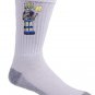 80's Love Robot Funny Cute Vintage Robot w/ Feelings - Crew Socks Pair