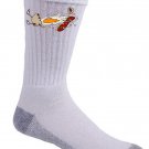 Egg Skate Funny Chicken Shattered Yoke After Fall Skateboard - Crew Socks Pair
