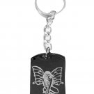 Sexy Butterfly Fairy Princess Seductress Logo - Metal Ring Key Chain Keychain