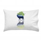 Elk of Nature Animal Artwork Design - Single Pillow Case