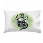 Metallic Dragon w/ Skull & Horns - Single Pillow Case