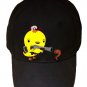Early Bird Worm Hunter Funny Parody Cute Animals - Black Adjustable Cap Hat