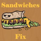 Submarine Sandwiches Fix Everything Food - Plywood Wood Print Poster Wall Art