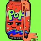 Soda Fixes Everything Food Humor Cartoon - Plywood Wood Print Poster Wall Art