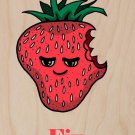 Strawberries Fix Everything Food Humor - Plywood Wood Print Poster Wall Art