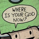 Toilet Paper God Funny Empty Roll Humor - Plywood Wood Print Poster Wall Art