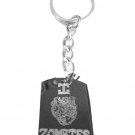 Novelty I Heart Love Zombies Logo - Metal Ring Key Chain Keychain