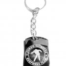 Zombie Outbreak Response ZORT Walking Outline - Metal Ring Key Chain Keychain