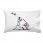 "Home Run" Funny Zombie Baseball Game Batter Hits Catcher - Single Pillow Case