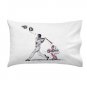 "Home Run" Funny Zombie Baseball Game Batter Hits Catcher - Single Pillow Case
