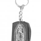 Praying Virgin Mary Guadalupe Catholicism - Metal Ring Key Chain Keychain