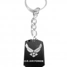 United States of America Air Force USAF Logo - Metal Ring Key Chain Keychain