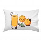 "So Long My Friend" Funny Orange Funeral w/ Fruit Juice - Single Pillow Case