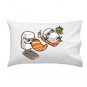 "Summer Sushi" Sunbathing on Ocean Beach Vacation Funny - Single Pillow Case