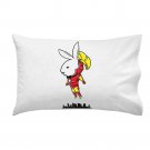 "Bunny Inside" Super Hero Comic & Adult Magazine Parody - Single Pillow Case