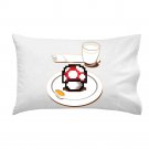 "Nutritious Breakfast" Video Game Parody w/ Mushroom Plate - Single Pillow Case