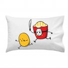 "French Fried Jason" Classic Horror Scary Movie Parody - Single Pillow Case