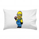 "Simpion" Funny Cartoon Movie & TV Show Parody w/ Donut - Single Pillow Case