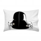 "Polishing" Space Movie Parody Cleaning Villain Helmet - Single Pillow Case
