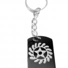 International Symbol for Transformation Logo - Metal Ring Key Chain Keychain