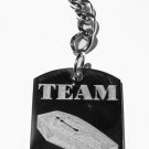 Team Bill Blood Vampire Coffin TV Show - Metal Ring Key Chain Keychain