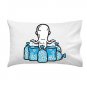 "Part-Time JOB Ice Cube Manufacturer" Parody Super Hero - Single Pillow Case