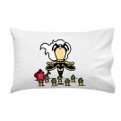 "Part-Time JOB Veggie Farm" Parody Super Hero Water Garden - Single Pillow Case
