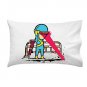 "Part-Time JOB Road Construction" Parody Super Hero Fixing - Single Pillow Case