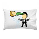 "Part-Time JOB Magic Show" Parody Super Hero Lady Magician - Single Pillow Case